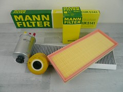 MANN Filtry FORD MONDEO III Mk3 2.0TDCi
