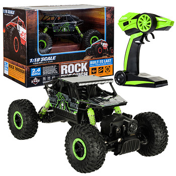 Auto na dálkové ovládání RC Rock Crawler HB 2.4GHz 1:18 zelené