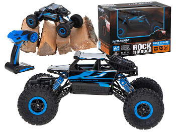 Auto na dálkové ovládání RC Rock Crawler HB 2,4GHz 1:18 modré