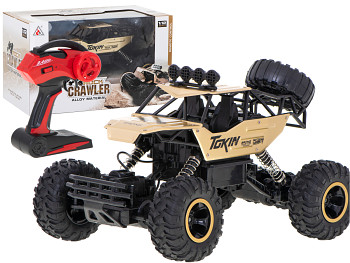 Dálkově ovládáný RC Rock Crawler 1:12 4WD METAL gold